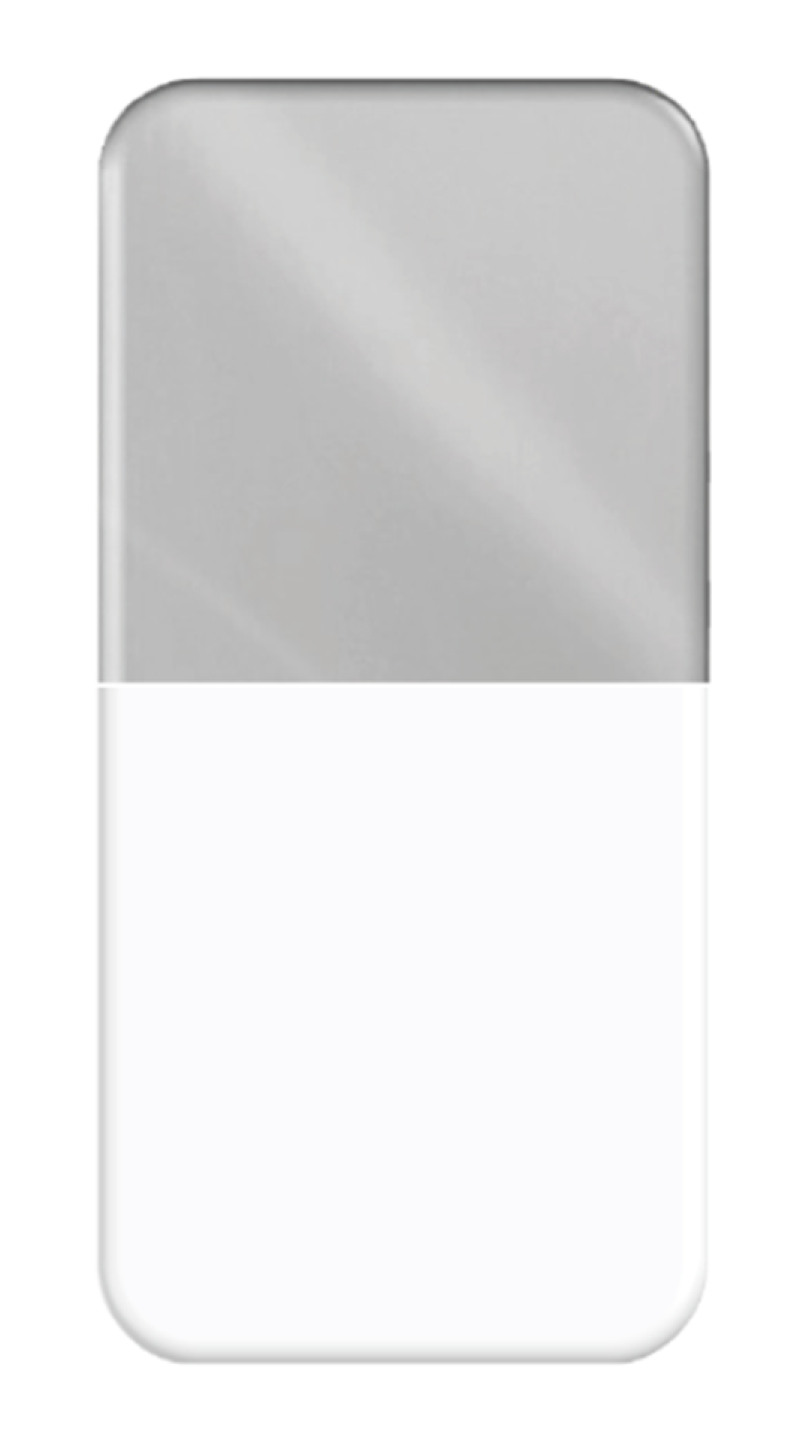BD - Chrome + Matte White